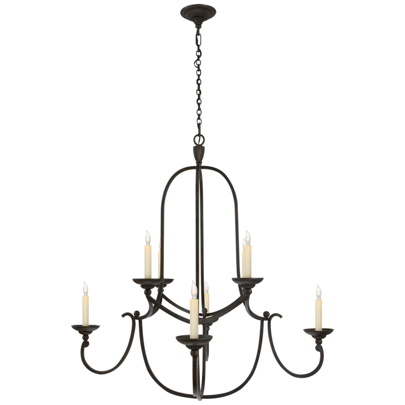 Flemish medium round shop chandelier